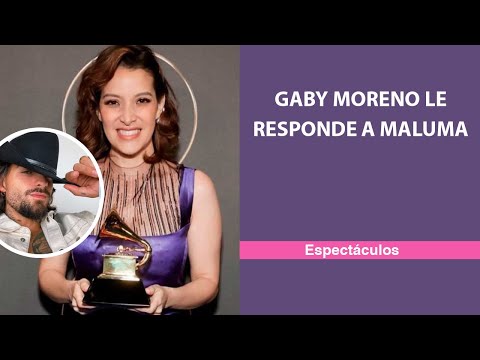 Gaby Moreno le responde a Maluma
