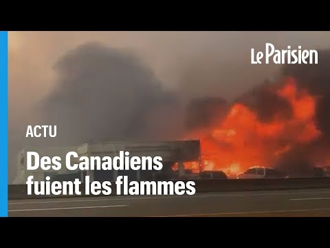 Record de chaleur au Canada : des habitants fuient leur village, en proie aux flammes