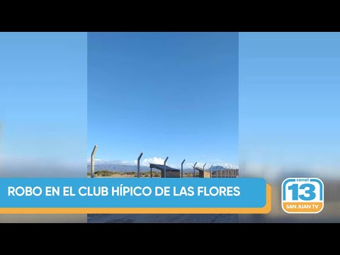 Robo en el Club Hípico de Las Flores