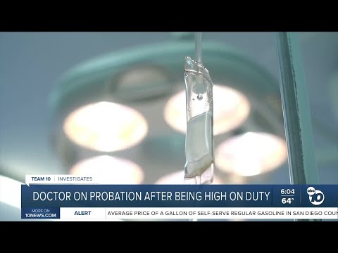 Doctor on probation after being caught high on the job