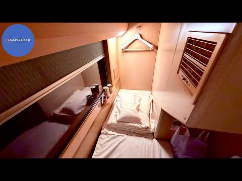 Testfahrt im kleinsten Abteil des japanischen Schlafwagens Sunrise Express | Osaka – Tokio