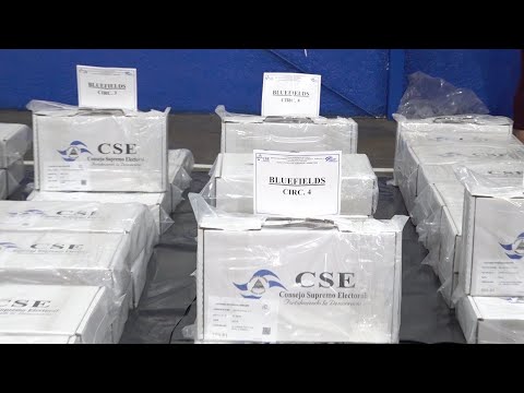 CSE distribuye maletas electorales que se utilizarán para los comicios regionales 2024