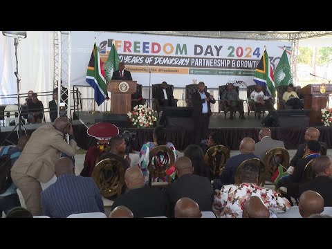 Thirty years since apartheid ended, South Africa's celebrations set against growing discontent