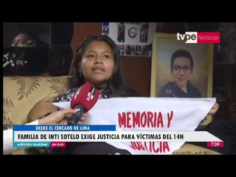 Familiares de Inti Sotelo se oponen a que se archive denuncia