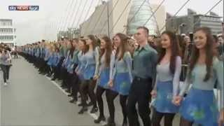 فيديو..رقصة النهر.. رقم قياسي جديد