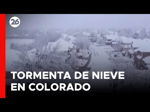 ? EE.UU | Una tormenta de nieve dejó en emergencia al estado de Colorado
