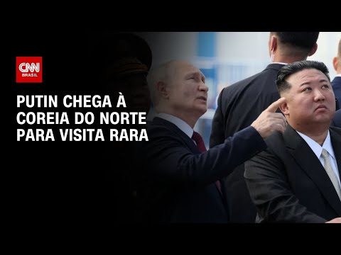 Putin chega à Coreia do Norte para visita rara | CNN NOVO DIA