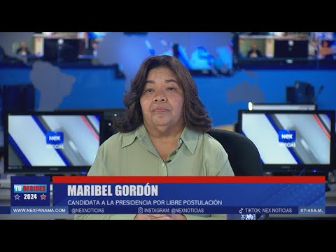 Maribel Gordo?n presenta sus propuestas como candidata a la presidencia | Tú decides