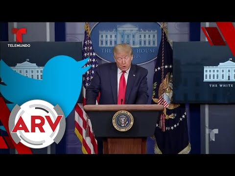Trump amenaza con cerrar las redes sociales tras incidente con Twitter | Al Rojo Vivo | Telemundo