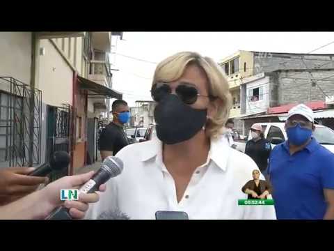 Las autoridades del Municipio de Guayaquil recorren la ciudad