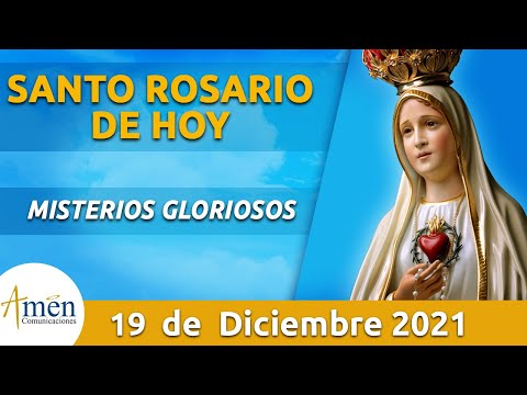 Santo Rosario de hoy l Domingo 19 de Diciembre 2021 l Misterios Gloriosos l Padre Carlos Yepes
