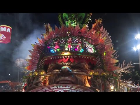 Salgueiro samba school pays tribute to Brazil’s largest Indigenous group at Carnival