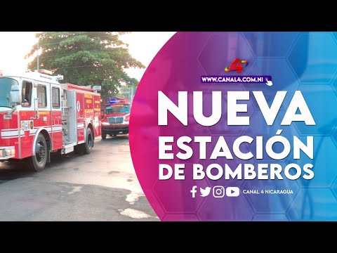 Camiones de emergencia son enviados a nueva estación de bomberos en Santa María, Nueva Segovia