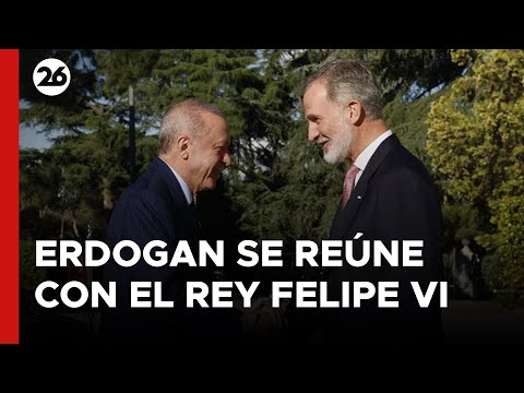 ESPAÑA | Erdogan se reunió con el rey Felipe VI al comienzo de su visita a Madrid