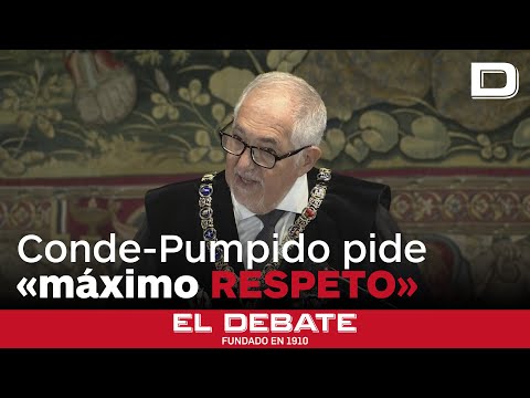 Conde-Pumpido se atreve a reclamar «máximo respeto» a las decisiones e independencia del TC