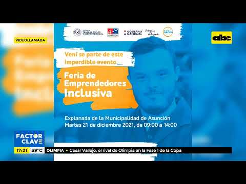 Feria de emprendedores inclusiva en Asunción