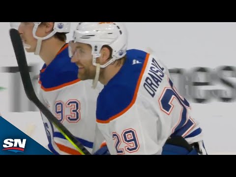 Oilers Draisaitl Notches 21st Of The Season Off Slick McDavid Feed