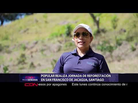 Popular realiza jornada de reforestación en San Francisco de Jacagua