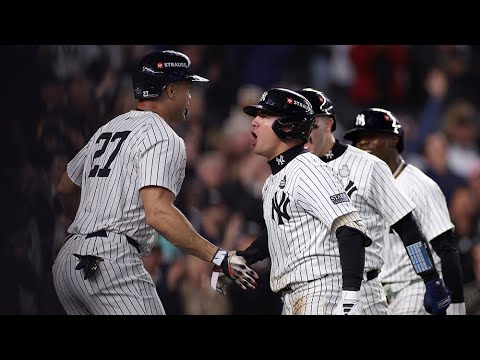 GRAND SLAM!! Anthony Volpe gives the Yankees THE LEAD in World Series Game 4!