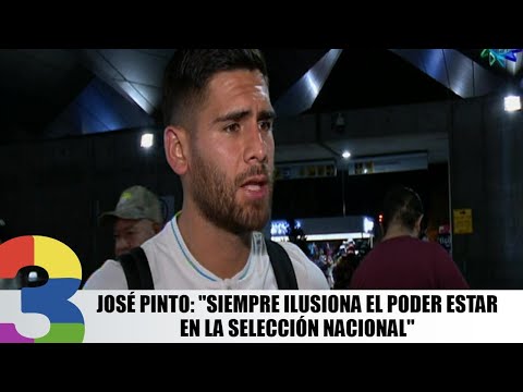 José Pinto: Siempre ilusiona el poder estar en la selección nacional