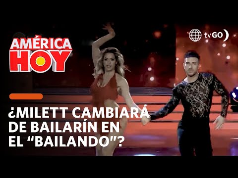 América Hoy: ¿Milett Figueroa cambiará de bailarín en el Bailando? (HOY)