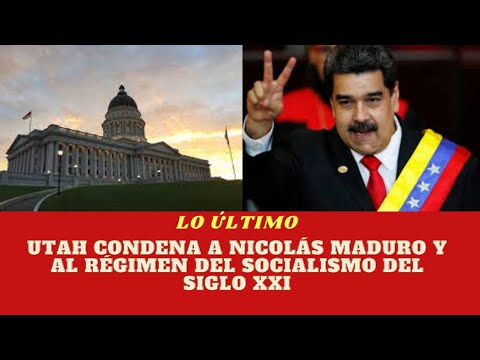 UTAH CONDENA A NICOLÁS MADURO Y A SU RÉGIMEN, VENEZOLANOS PIDEN APOYAR ACCIÓN LEGISLATIVA