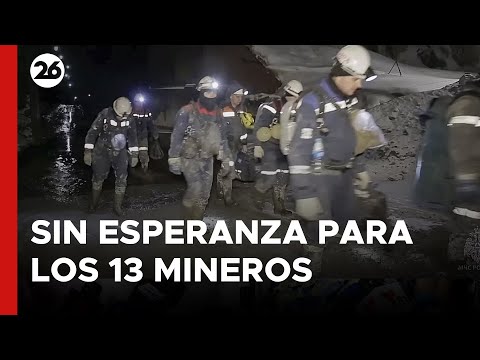 RUSIA | Pierden la esperanza de salvar a los 13 mineros atrapados