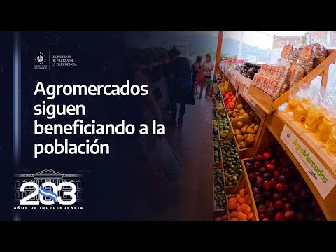 Gobierno del Presidente Nayib Bukele sigue beneficiando a la población con los Agromercados