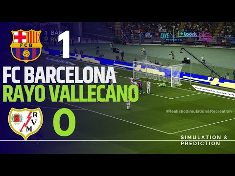 BARCELONA 1-0 RAYO VALLECANO • Highlights • LaLiga 2025 | Simulación/Recreación