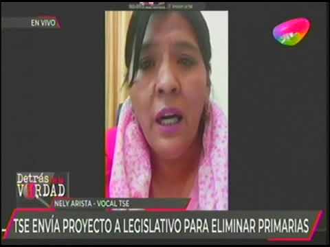 11072024 TSE ENVÍA PROYECTO DE LEY DE SUSPENSIÓN DE ELECCIONES PRIMARIAS A LA ALP DTV