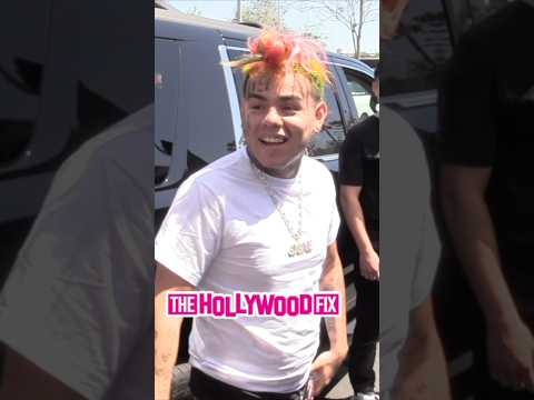 6ix9ine Trolls Bhad Bhabie & Lil Tay While Leaving Lunch With The Squad At Chipotle In Los Angeles