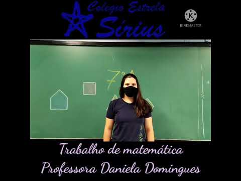 Trabalho sobre polgonos e encerramento de Matemtica - 7 Ano A - Prof. Daniela Domingues - Colgio Estrela Sirus. So Paulo, SP