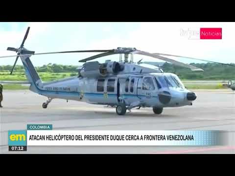 Colombia: atacan helicóptero del presidente Duque cerca de frontera venezolana