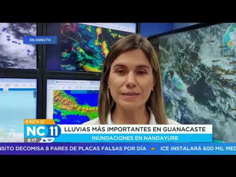 Guanacaste reporta gran cantidad de lluvias por Onda Tropical 6