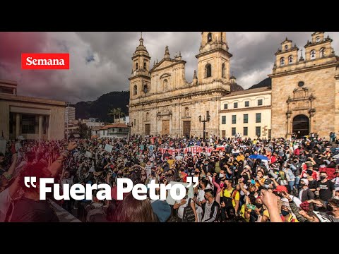 Marchas del 21 de abril: las calles contra Petro, miles de colombianos protestan contra el gobierno