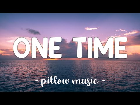 One Time - Justin Bieber (Lyrics) 🎵