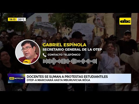 Arancel Cero: docentes se suman a protestas estudiantiles