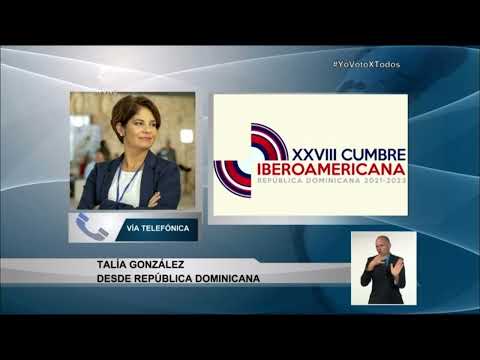 Arribó Presidente de Cuba a República Dominicana para participar en XXVIII Cumbre Iberoamericana