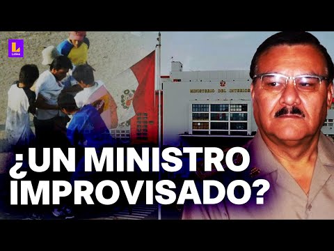 Delincuencia en Perú: Cuestionan labor y agenda del nuevo ministro del Interior