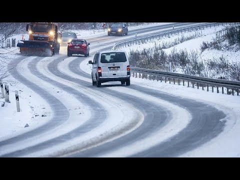 Las fuertes nevadas perturban Europa