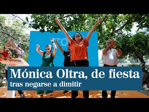 Mónica Oltra lo da todo en un acto de Compromís tras negarse a dimitir por su imputación