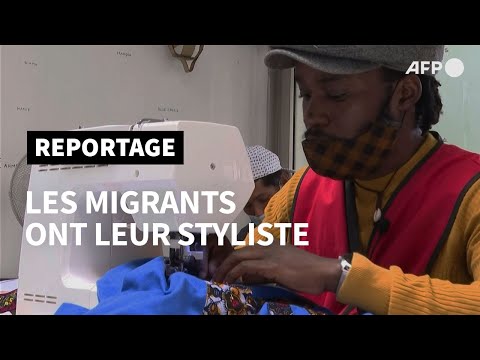 Jérôme Baku, le styliste des migrants | AFP