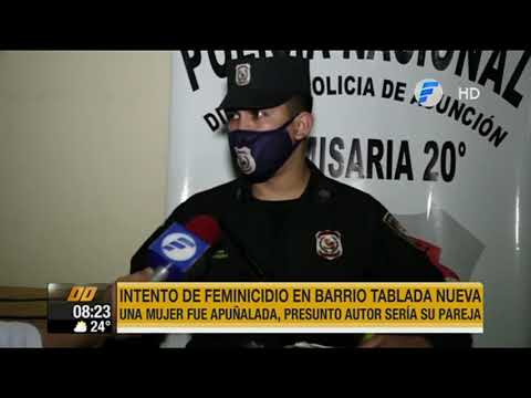 Intento de feminicidio en Asunción
