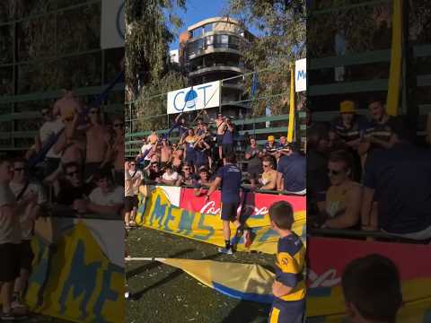 Reconocimiento de la hinchada de GER a Nicolás Sánchez