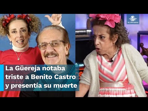 María Elena Saldaña presentía que Benito Castro iba a morir