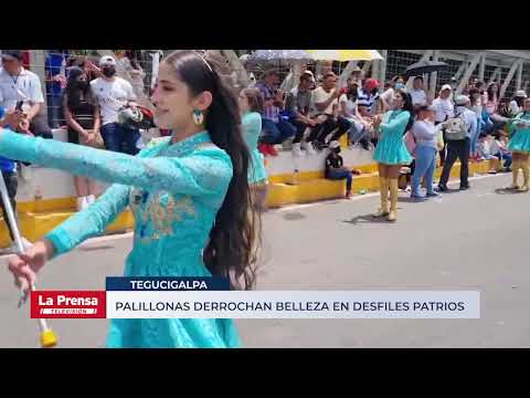 Palillonas derrochan belleza en desfiles patrios en Tegucigalpa