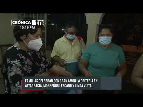 Gritería en Monseñor Lezcano y otros barrios populares de Managua - Nicaragua