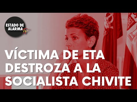 Víctima de ETA destroza a la presidenta socialista de Navarra, María Chivite: “Corazón anestesiado”