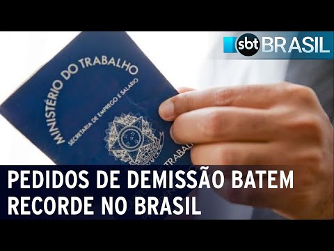 Brasil tem recorde de pedidos de demissão: mais de 7 milhões só em 2023 | SBT Brasil (02/03/2024)