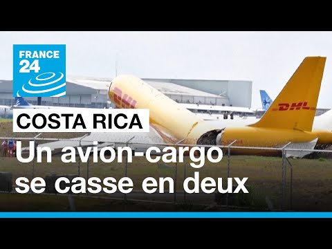 Un avion-cargo se casse en deux lors d’un atterrissage d’urgence • FRANCE 24